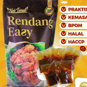 Rendang Eazy Daging Sapi Sachet Nak Taraso