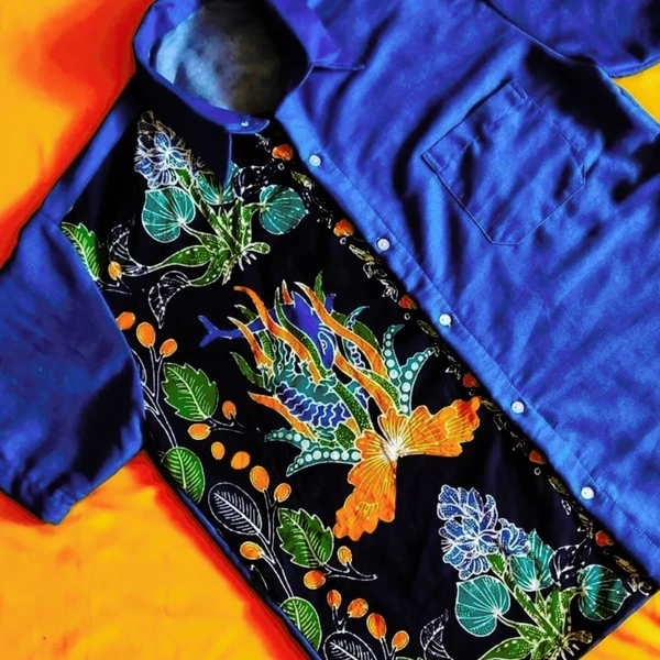 Kemeja Soft Jeans Kombinasi (03)