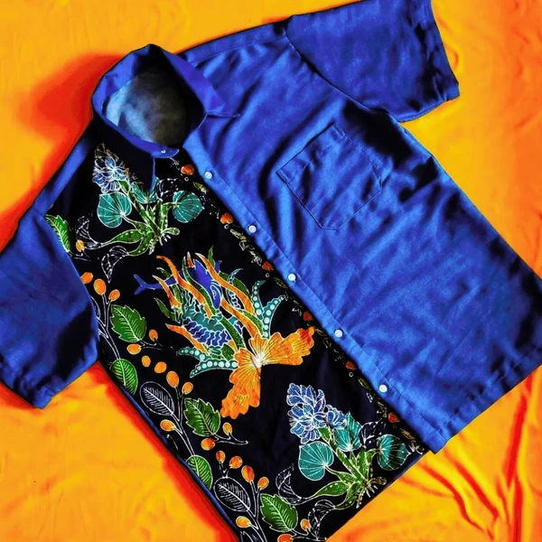 Kemeja Soft Jeans Kombinasi (03)