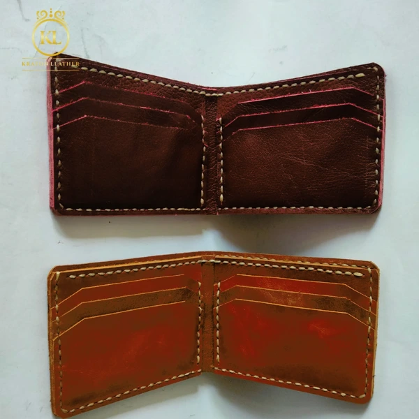 Dompet jahit tangan "V"
