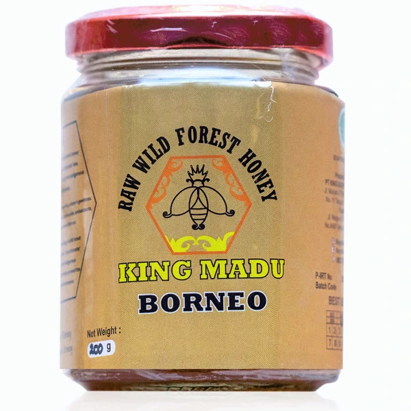 Hampers Madu Asli Hutan Kalimantan yellow honey goni King Madu Borneo Uk. 200g