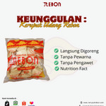 Kerupuk Udang Mentah Ukuran Kancing 250gr