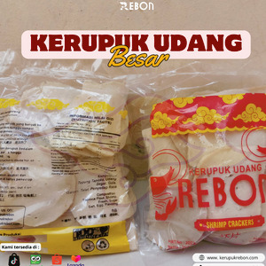 Kerupuk Udang Mentah Ukuran Besar 250gr