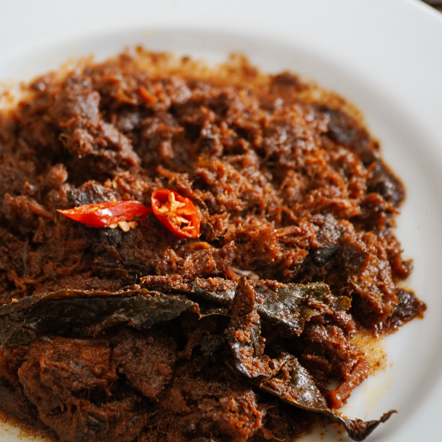 Rendang Daging Sapi Asli Padang 250 gram (Halal MUI BPOM) - Mamaks