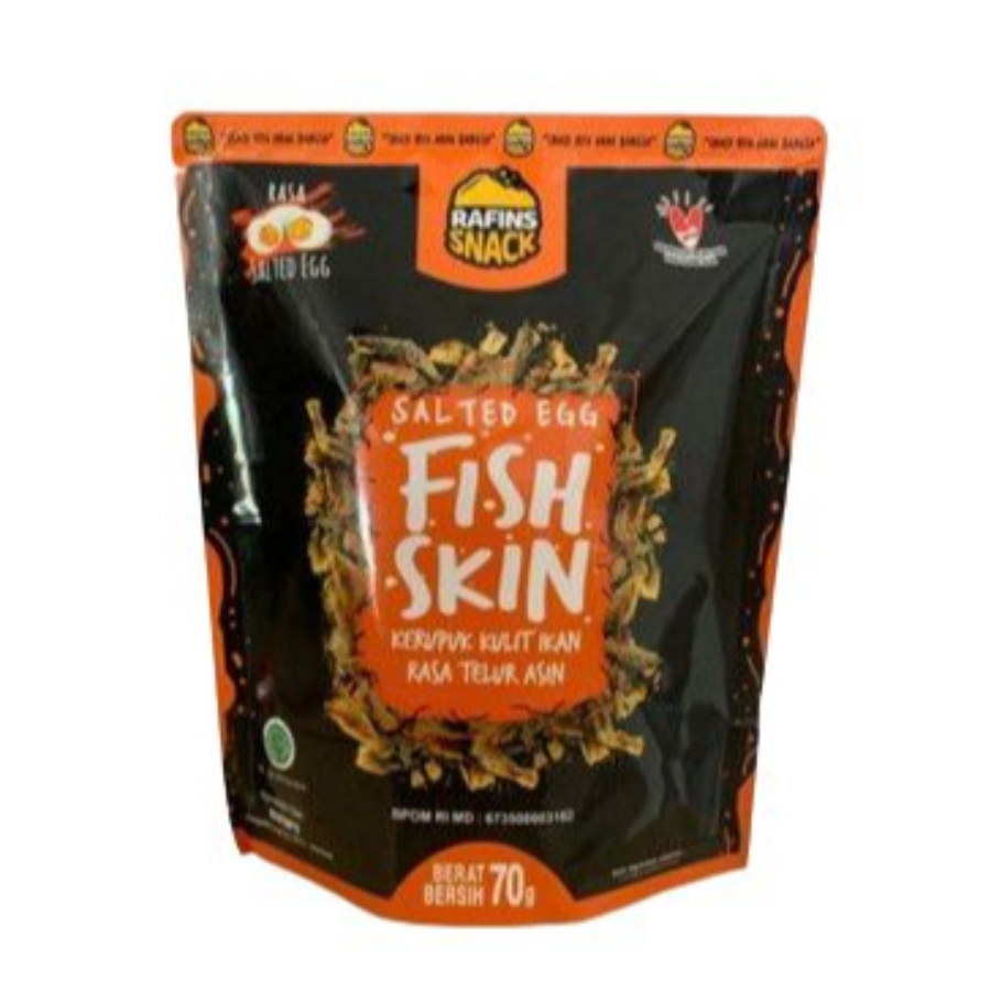 Rafins Fishskin Bundle isi 4 (Salted egg)