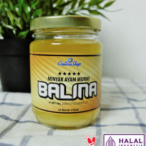 BALINA Minyak Ayam Murni 250ml Halal Kemasan Stoples Kaca
