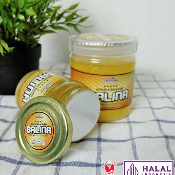 BALINA Minyak Ayam Murni 500ml Halal Kemasan Stoples Plastik