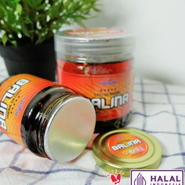 BALINA Chili Oil Nikmat 500ml Halal Kemasan Stoples Plastik