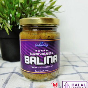 BALINA Bumbu Serbaguna 250gr Halal Kemasan Stoples Kaca