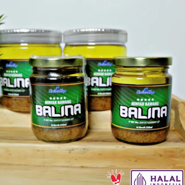 BALINA Minyak Bawang 250ml Halal Kemasan Stoples Kaca