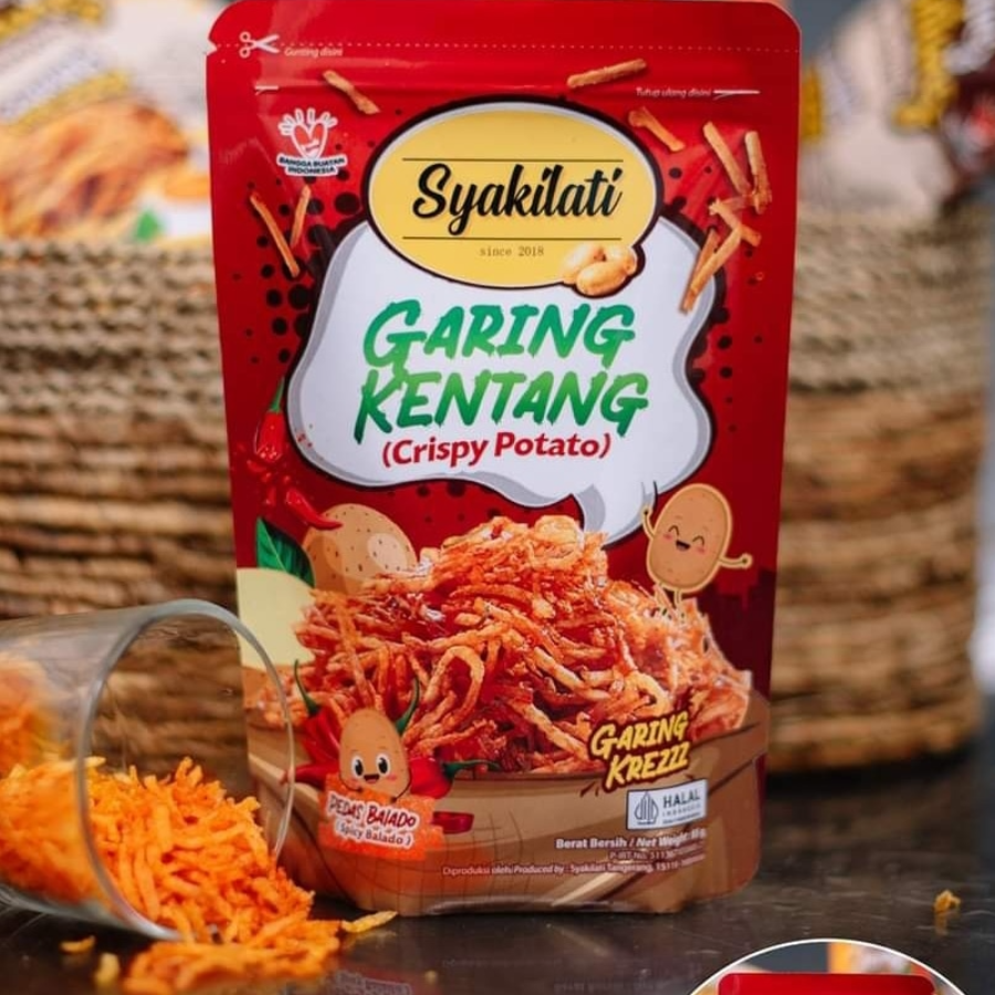 Jual Syakilati garing kentang pedas balado | SMEXPO Pertamina