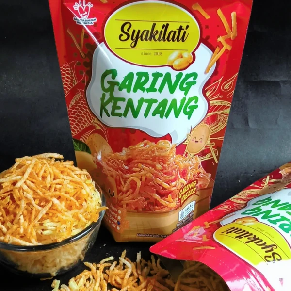 Syakilati garing kentang pedas balado