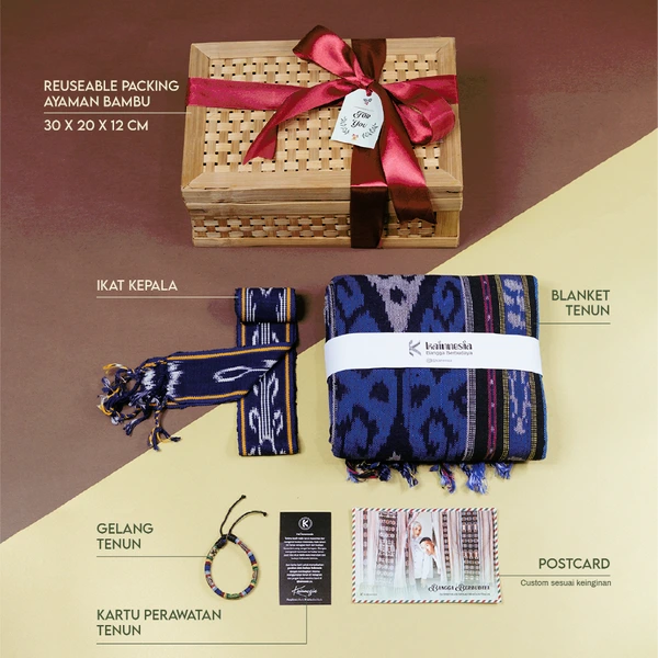 KAINNESIA Krakatau-Souvenir Hampers Pernikahan Birthday Gift Graduation Gift Birthday Hampers Custom
