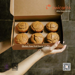 Gluten-Free Fruit Burst Muffin Awicarita - kemasan boks isi 1/2 lusin