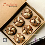Gluten-Free Double Chocolate Muffin Awicarita - kemasan boks isi 1/2 lusin