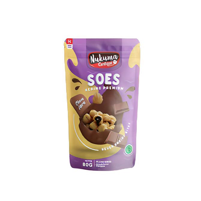 Nukuma Soes Kering Premium Kemasan Trendy 70 gram