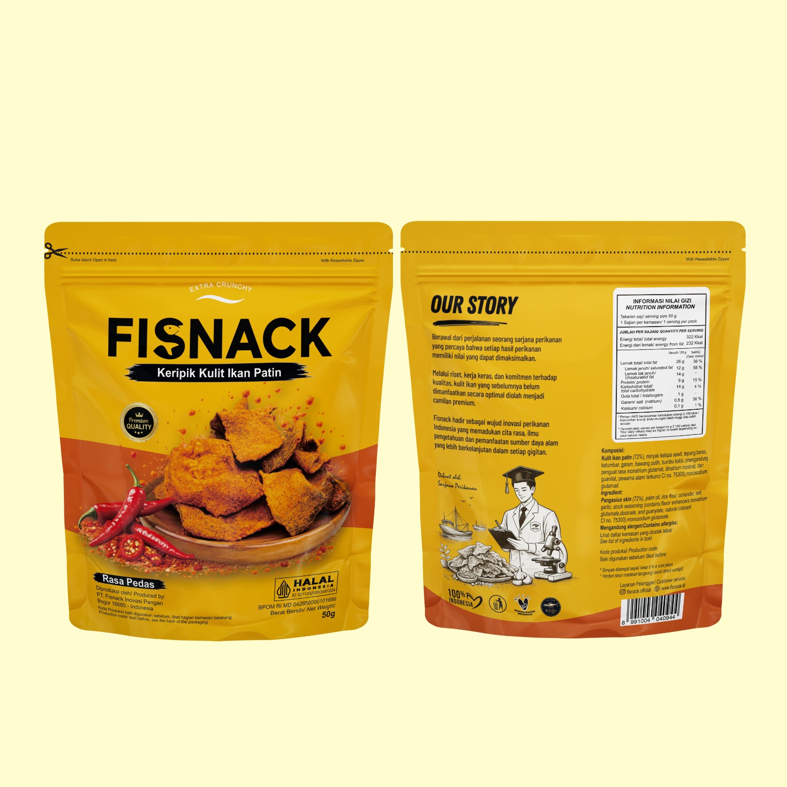 FISH SKIN PEDAS  50 g