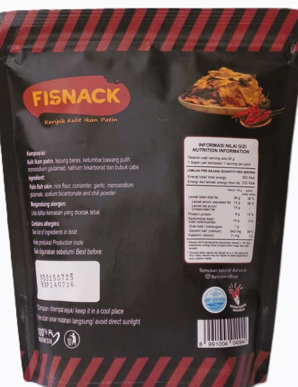 FISH SKIN PEDAS  50 g