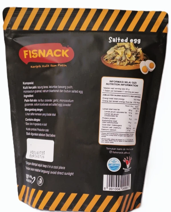FISH SKIN SALTED EGG 50 g