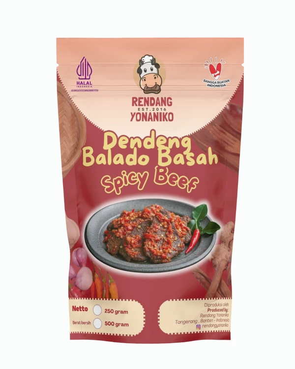 Dendeng Balado Basah II Rendang Yonaniko