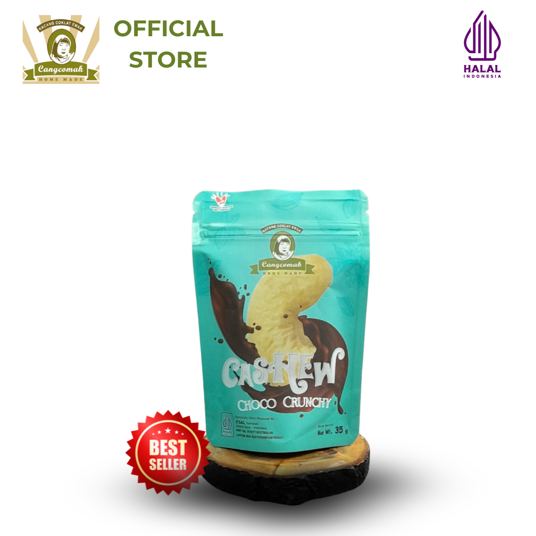 Souvenir Snack Kacang Mede Coklat Panggang Cangcomak  Kacang Mete Roasted