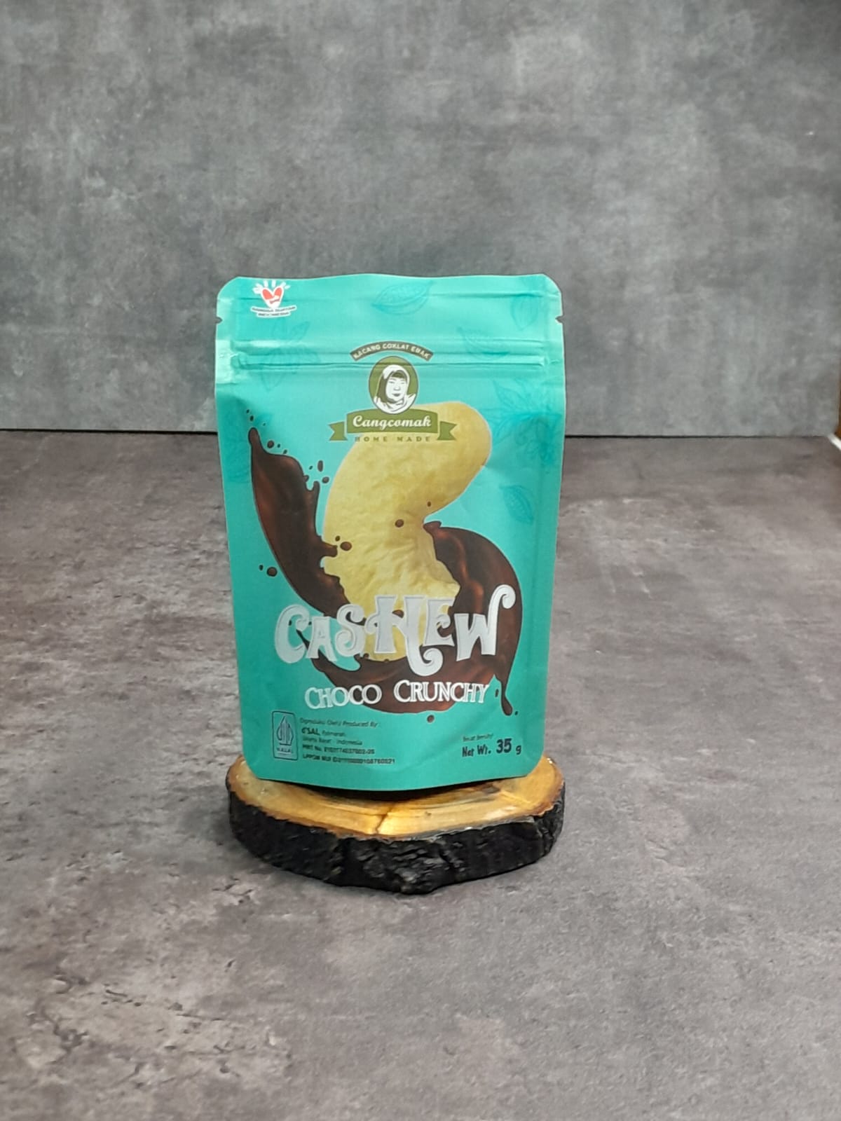 Souvenir Snack Kacang Mede Coklat Panggang Cangcomak  Kacang Mete Roasted