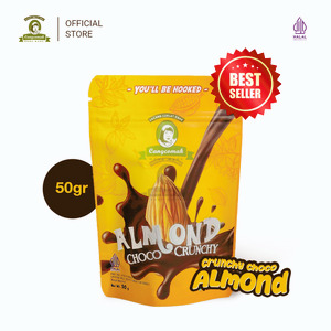 Snack Almond Coklat Panggang Cangcomak Almond Roasted Coklat