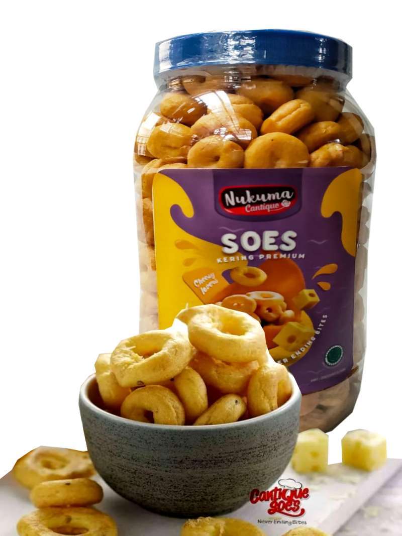 Nukuma Cantique Soes Kering Premium  Kemasan Toples Family 480 gr