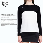 MANSET CROP TOP KIMBERLY LENGAN PANJANG BAHAN SPANDEK BALON STANDAR JUMBO