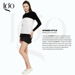 MANSET CROP TOP KIMBERLY LENGAN PANJANG BAHAN SPANDEK BALON STANDAR JUMBO