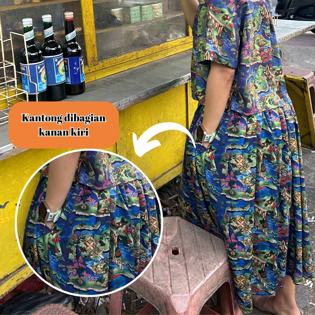 HaluanBali Rok Peta Rempah - RK-I01 - TENCEL™