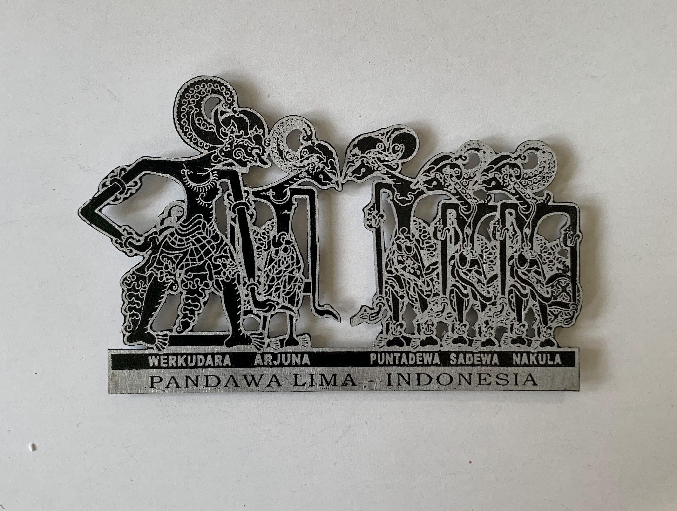 Magnet Kulkas Motif Wayang Set