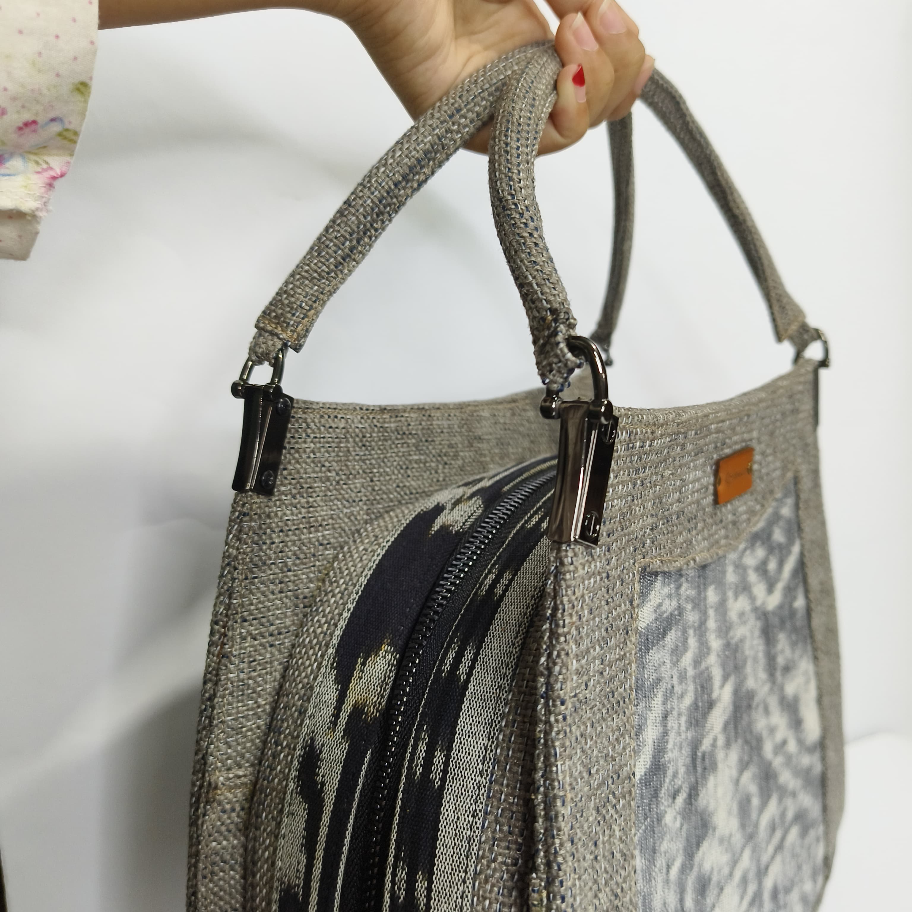 UwaisGen Eliza Bag Goni Tenun Endek Etnik Bali Handmade