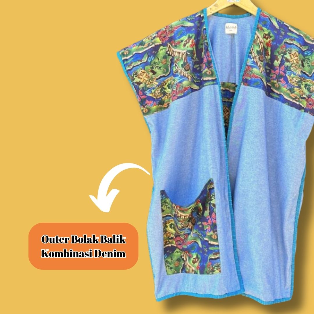 HaluanBali Outer Bolak Balik Peta Rempah - OU-C02 - Katun