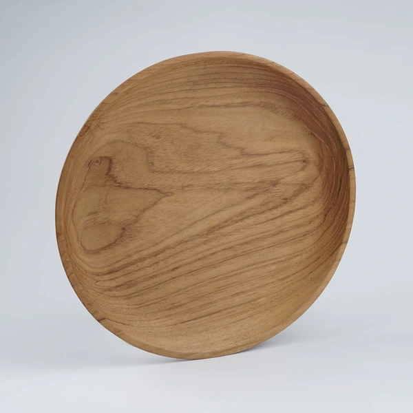 Piring Kayu Jati Premium