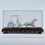 Miniatur Andhong Kuda 1 Silver Plated