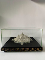 Miniatur Borobudur Besar Silver Plated