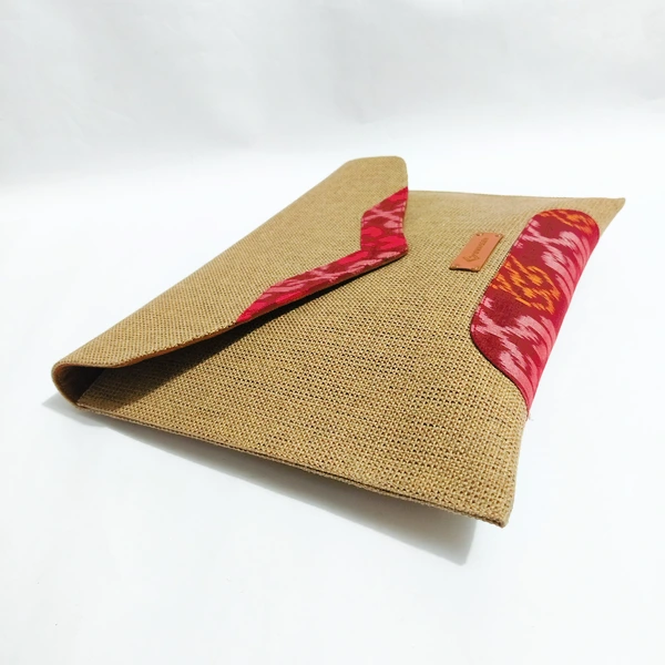 UWAISGEN Tas Laptop Anvlope 14 inchi Goni Endek Etnik Bali Handmade