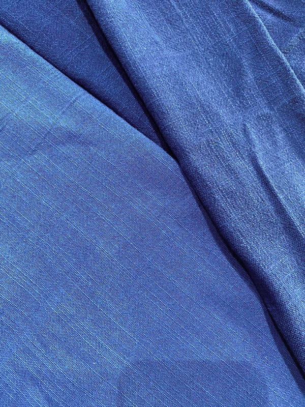 KAINNESIA Kain Tenun Polos Biru