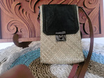 Sling Bag Anyaman Pandan+Pelepah Pohon Pisang