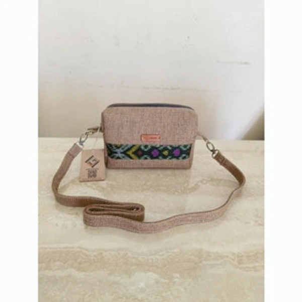 UWAISGEN Zidni Pouch Selempang Goni Endek Etnik Bali Handmade