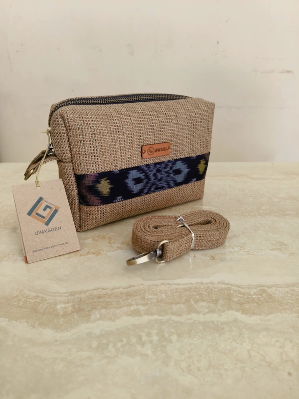 UWAISGEN Zidni Pouch Selempang Goni Endek Etnik Bali Handmade