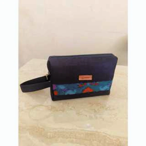 UWAISGEN Zidni Pouch Kanvas Endek Etnik Bali Handmade