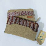 UWAISGEN Dompet Kipas Kenia Goni Endek Etnik Bali Handmade