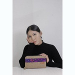UWAISGEN Dompet Kipas Kenia Goni Endek Etnik Bali Handmade