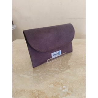 UwaisGen Dompet Passport Suede Handmade