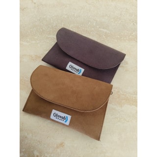 UwaisGen Dompet Passport Suede Handmade