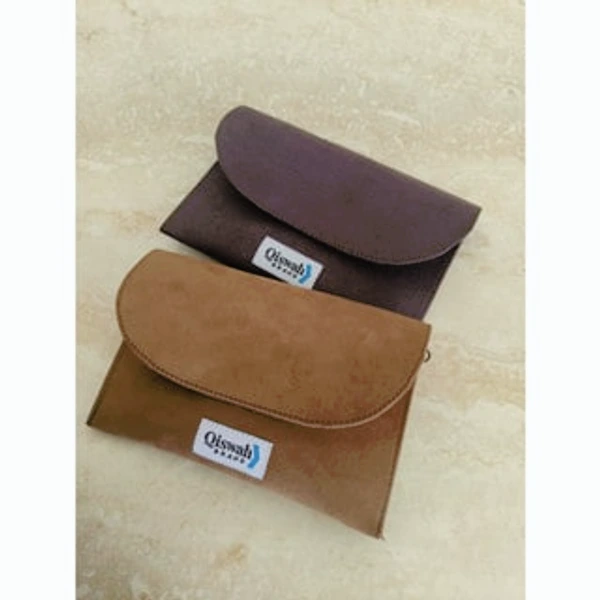 UWAISGEN Dompet Passport Suede Handmade