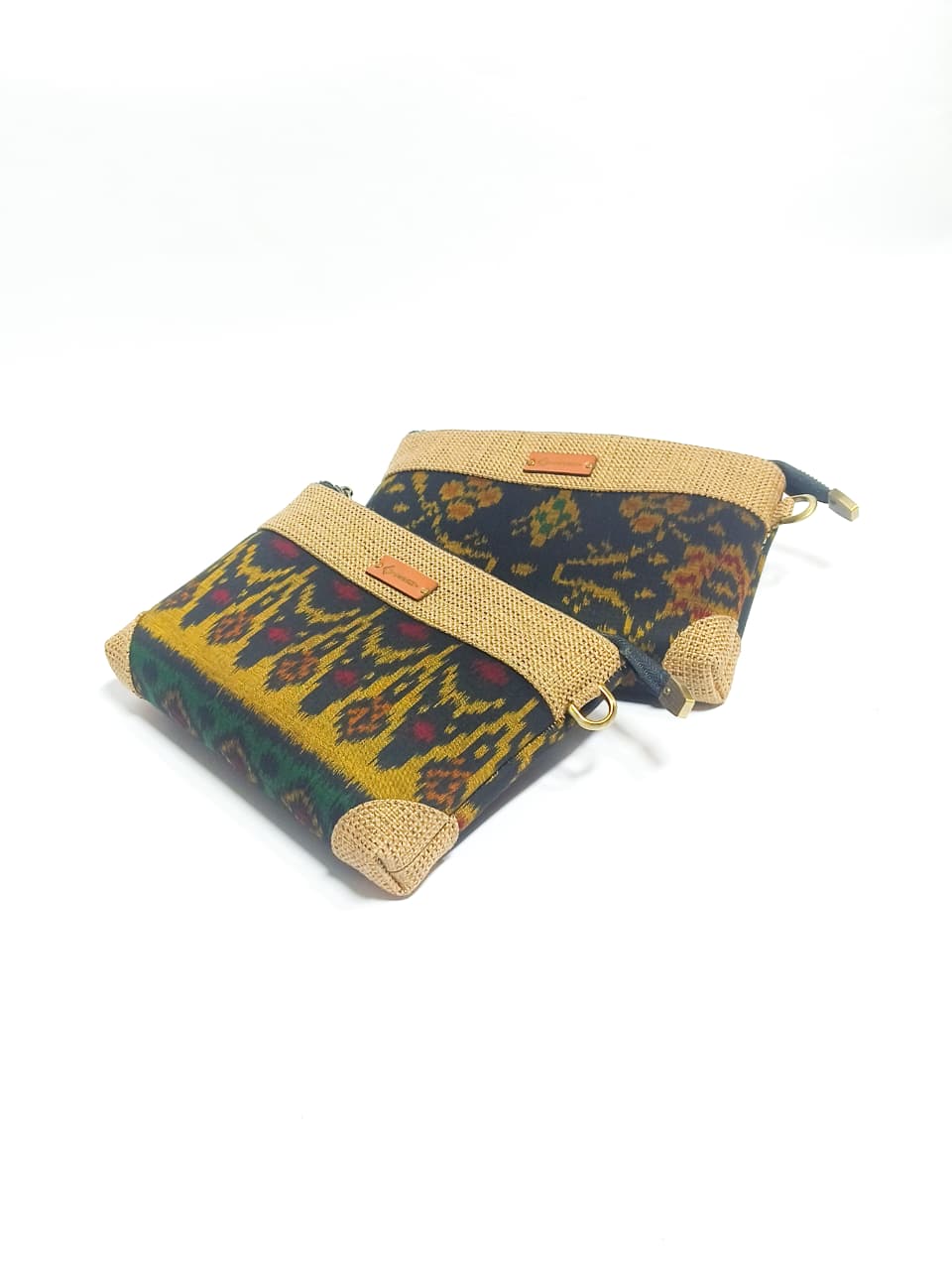 UWAISGEN Pouch Unisex Tas Endek Etnik Bali Handmade Cano Bag