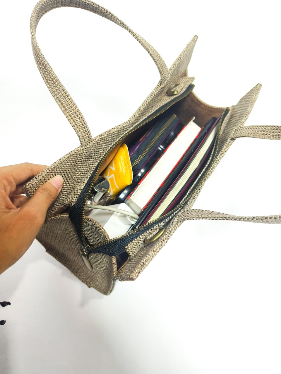 UWAISGEN Tas Wanita Goni Tenun Endek Etnik Bali Handmade Fyra Bag